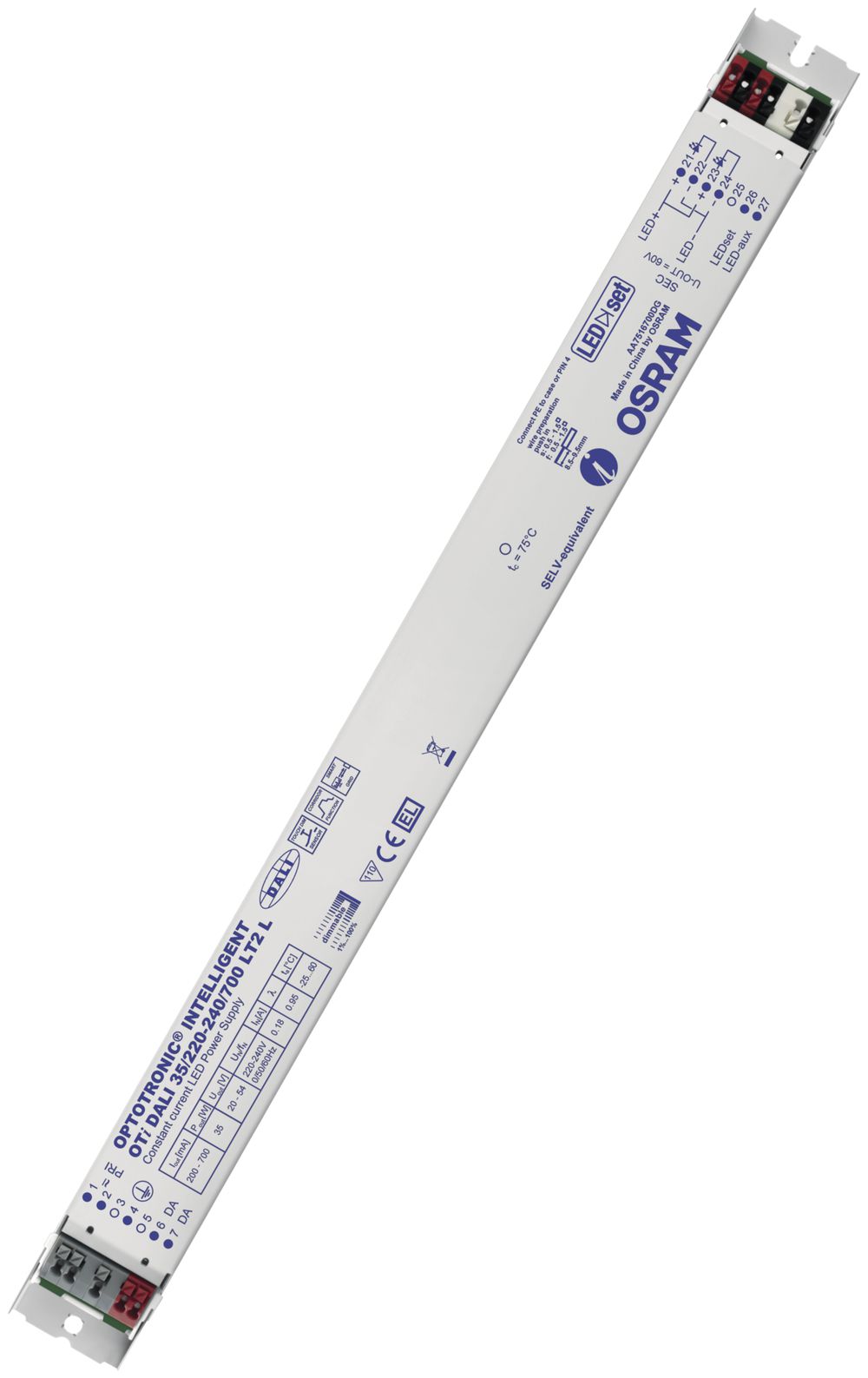 Convertisseur LED Osram OTi LT2 L 700mA, 35W, IP20, DALI