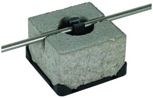 Dachleitungshalter DEHN/elvatec FB, Ø8mm, Beton, 1kg