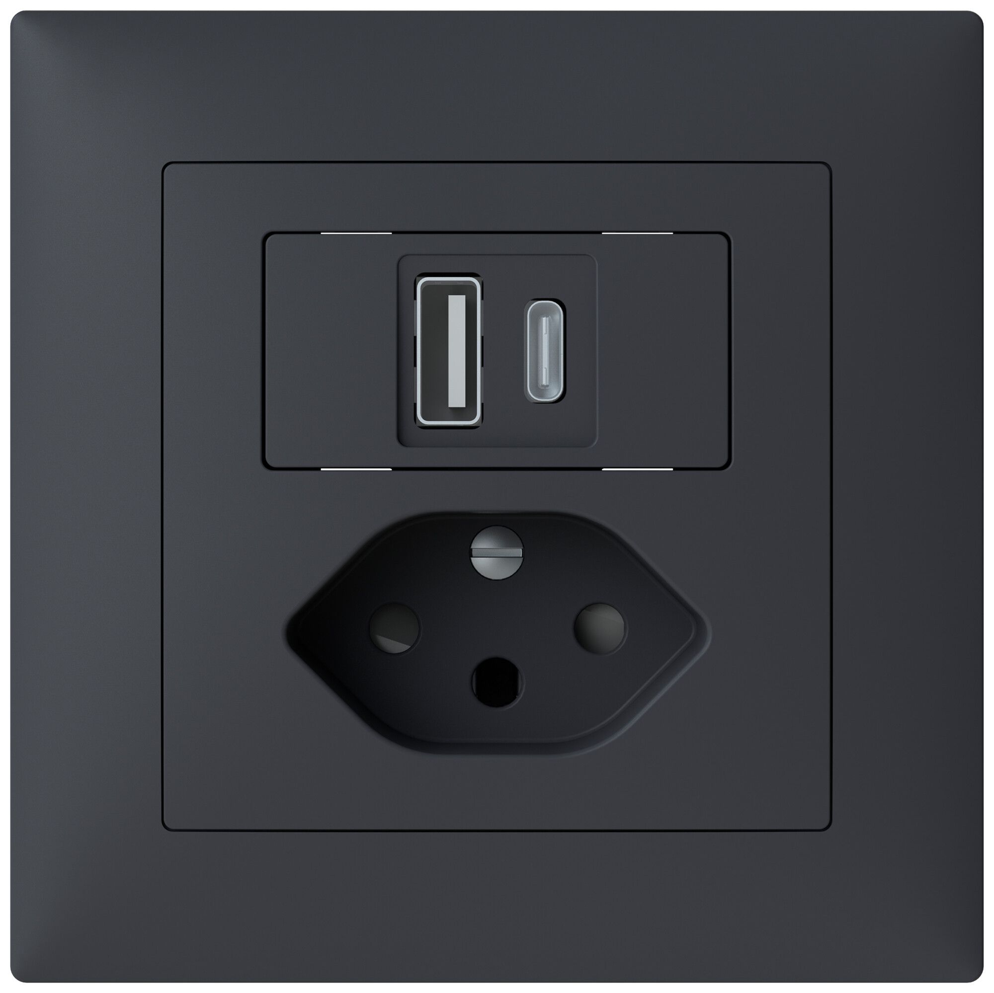 Prise de charge USB ENC ABB Sidus 1×USB-A 1×USB-C + T13 3000mA OUT:5V an