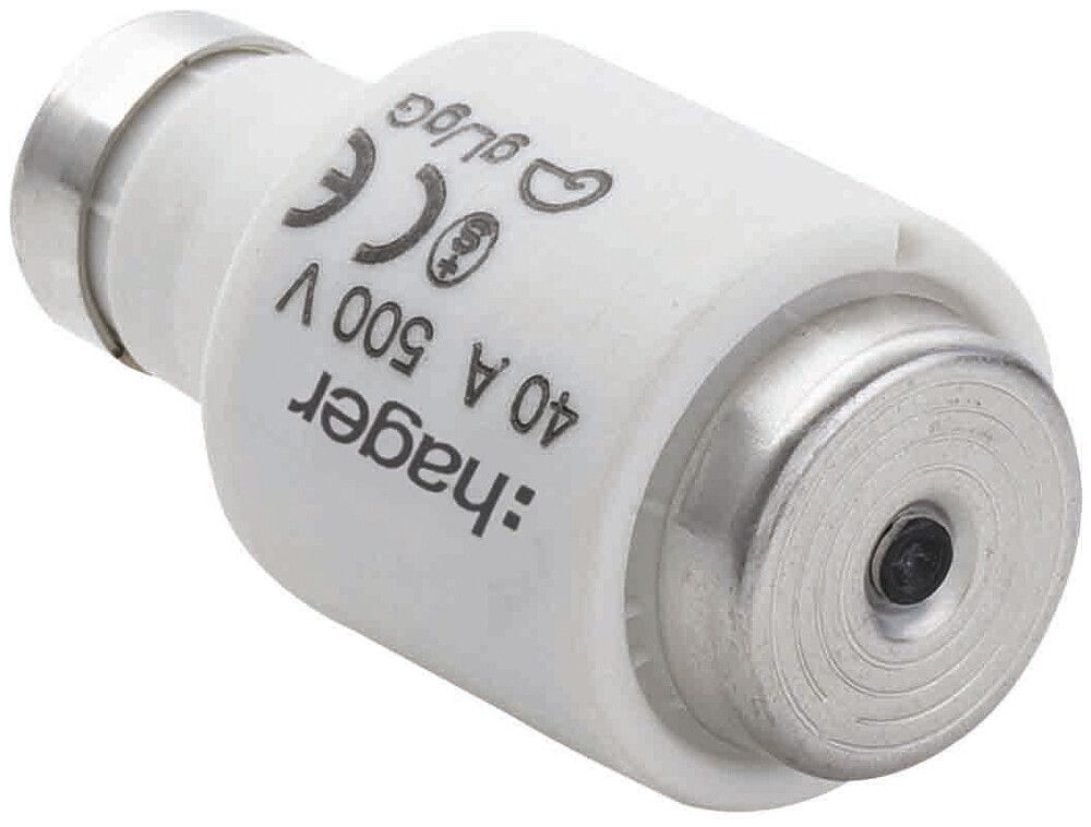 D-Sicherung DIII 40A 500V gG mit Kennmelder