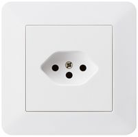 UP-Steckdose kallysto.trend T13 weiss mit Kinderschutz