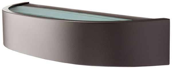 Applique LED SG Curve 7W 520lm 830 IP65 VAR indirect 320×103mm anthracite