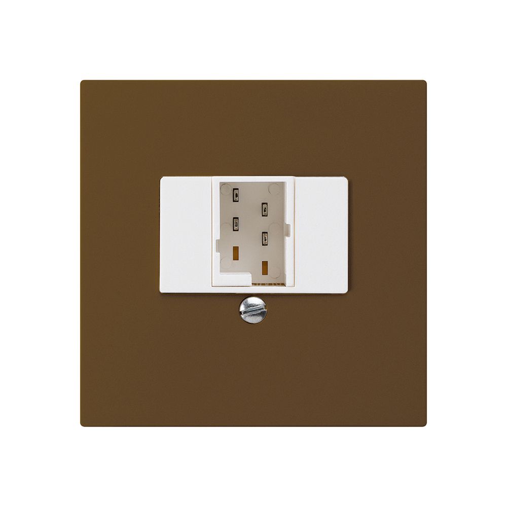 Einsatz zu Anschlussdose kallysto 1×TT83 braun