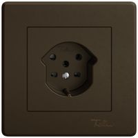 UP-Steckdose EDIZIO.liv SNAPFIX® 1×T15 br