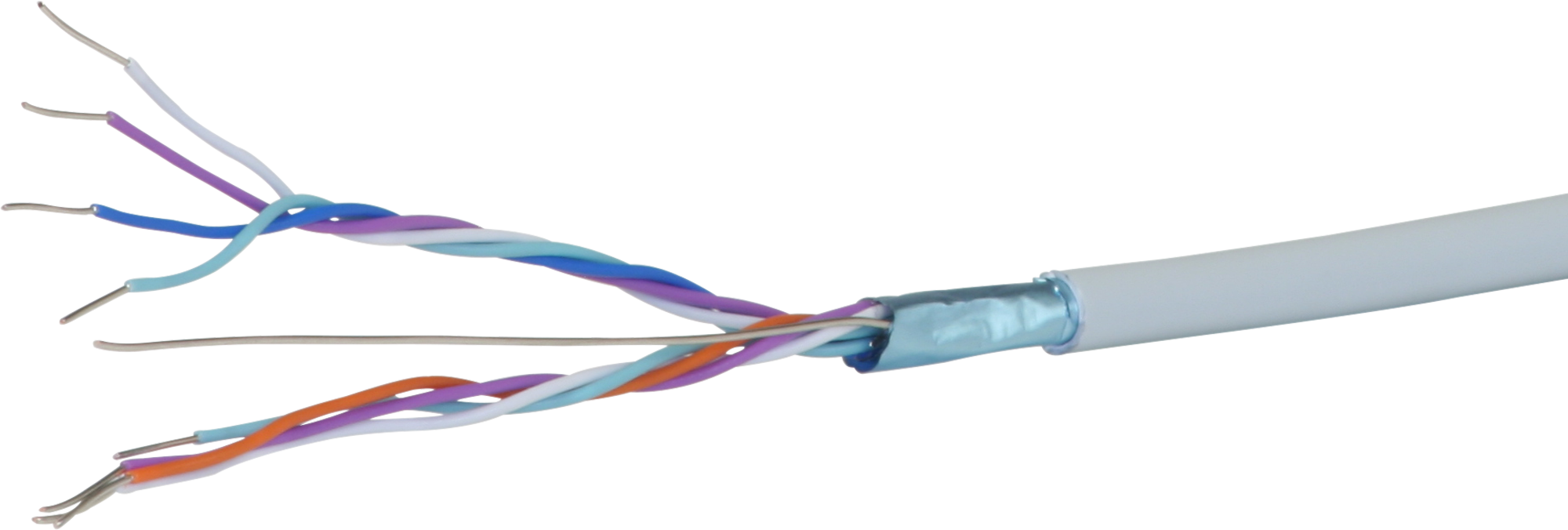 Kabel U72 2×4×0.5mm abgeschirmt halogfrei Eca