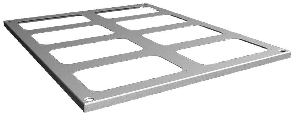Oberbodenblech Rittal SV 9681.568 600×800mm Dachbeplankung grau