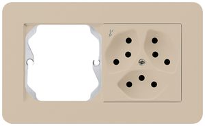 UP-Kombination kallysto.trend Gr.I-I horizontal leer+3×Typ 13S beige