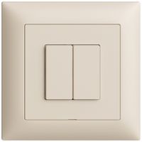 UP-Bedienaufsatz zu Druckschalter EDIZIOdue Wiser 2K 2T cr