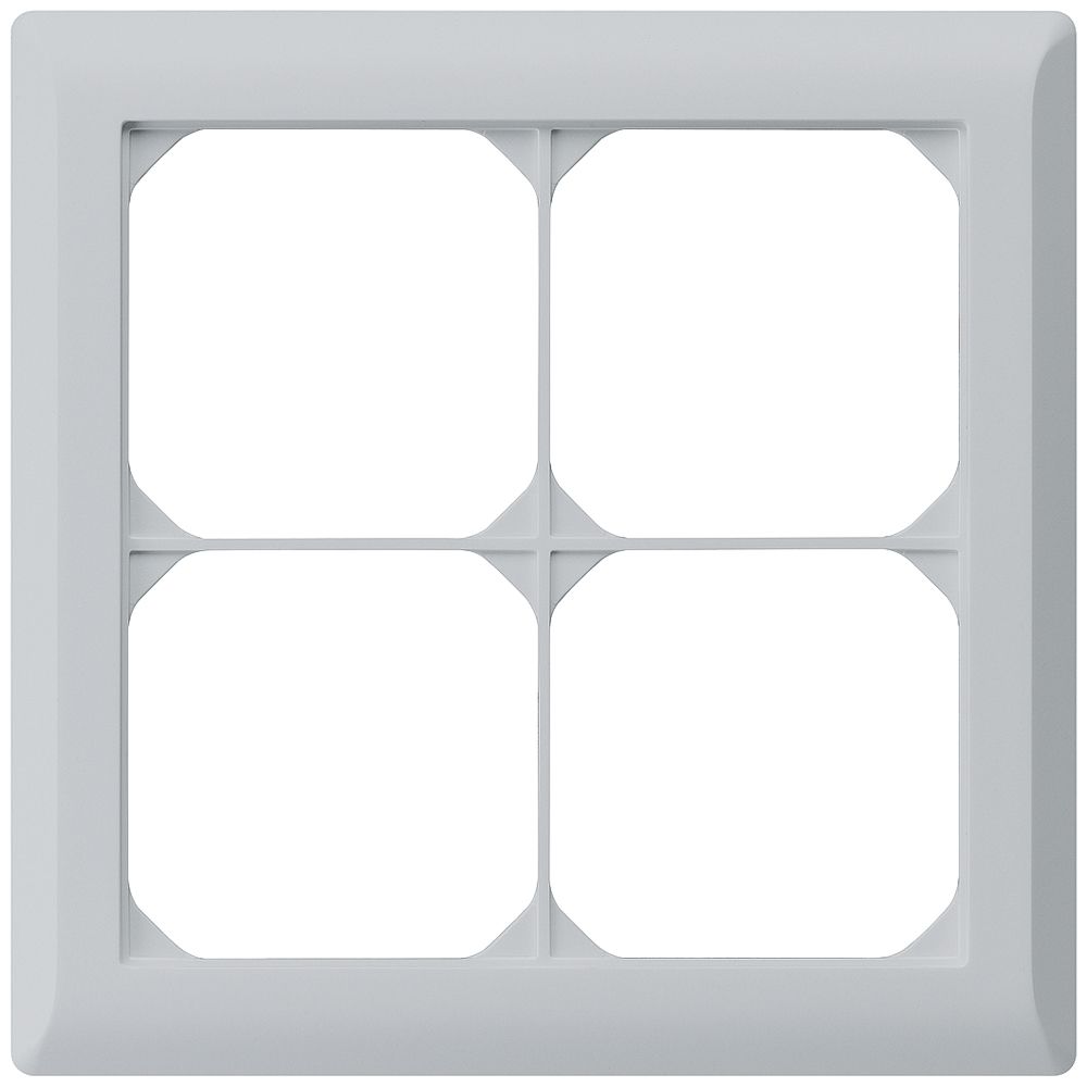 UP-Abdeckrahmen kallysto.line 2×2 hellgrau 152×152mm