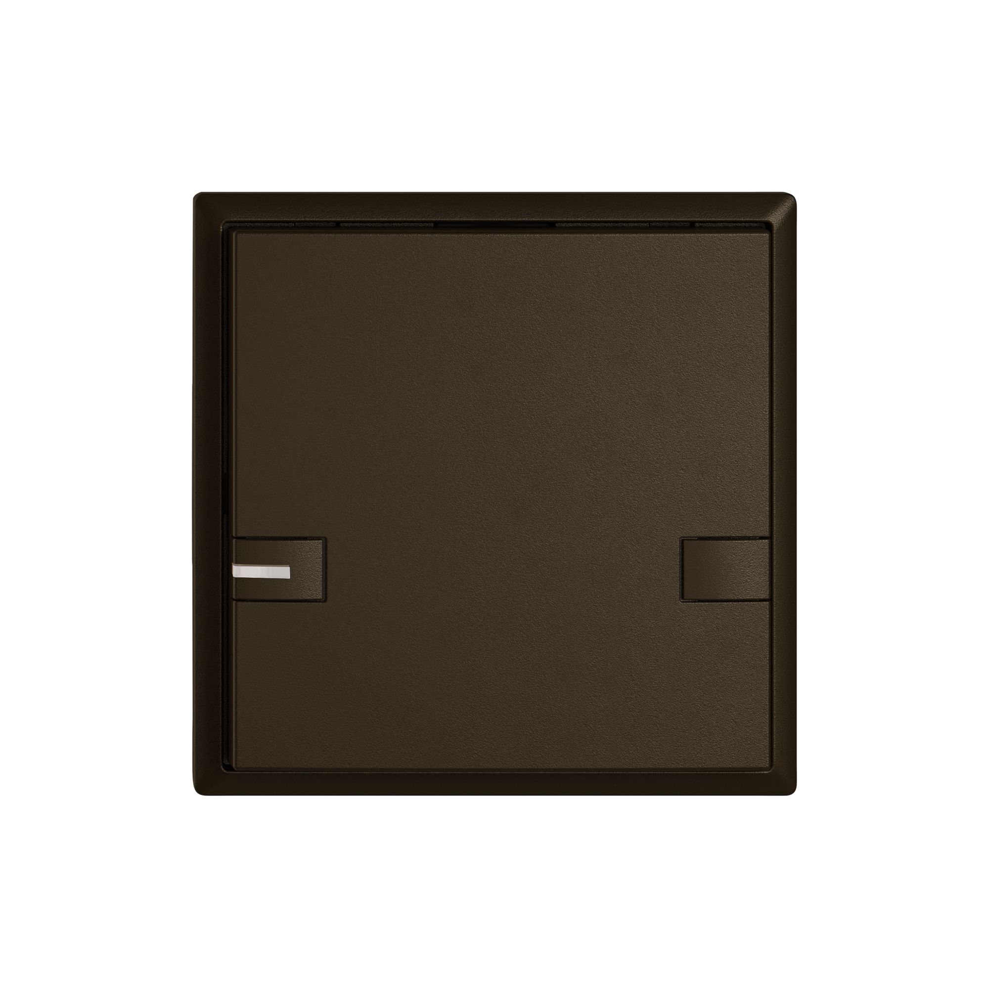 Poussoir universel EDIZIO.liv UNI SNAPFIX® a.LED RGB 1× comm.2T br