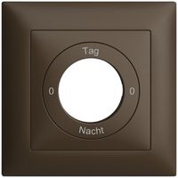 Kit front. 0-Tag-0-Nacht EDIZIOdue coffee 88×88mm pour interr.rot