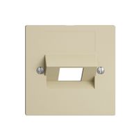Frontplatte 1×RJ45 ITplus EDIZIOdue vanille