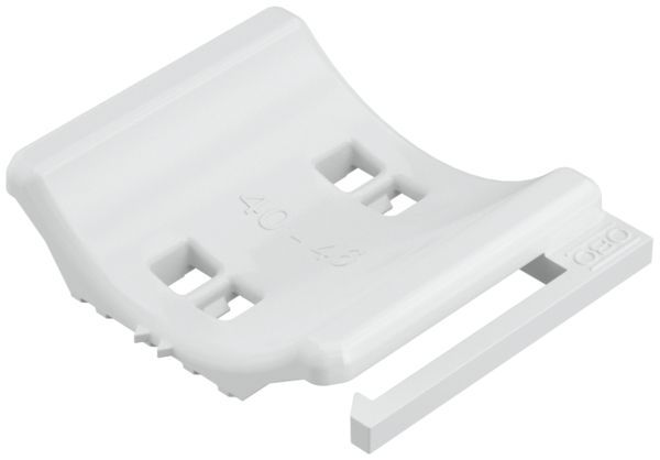 Contre-plaque Bettermann combinée avec contre-plaque double 40…46mm, PP, grc