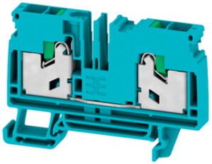 Borne de passage joignable WM S2C 6mm² 41A 1000V ressort 2×1 DIN35 bl