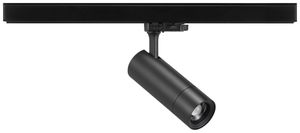 LED-Strahler Sylvania Lenzo Small 15W 1000lm 930 DIM 3PH 15°…50° Ø60 schwarz