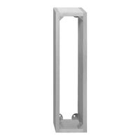 Quadro di montaggio AP FLF 6×2 legno duro laccato