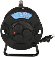 Kabelrolle MAX HAURI Kunststoff 230V 10A 3×T13 33m 3×1.5mm² IP55 schwarz