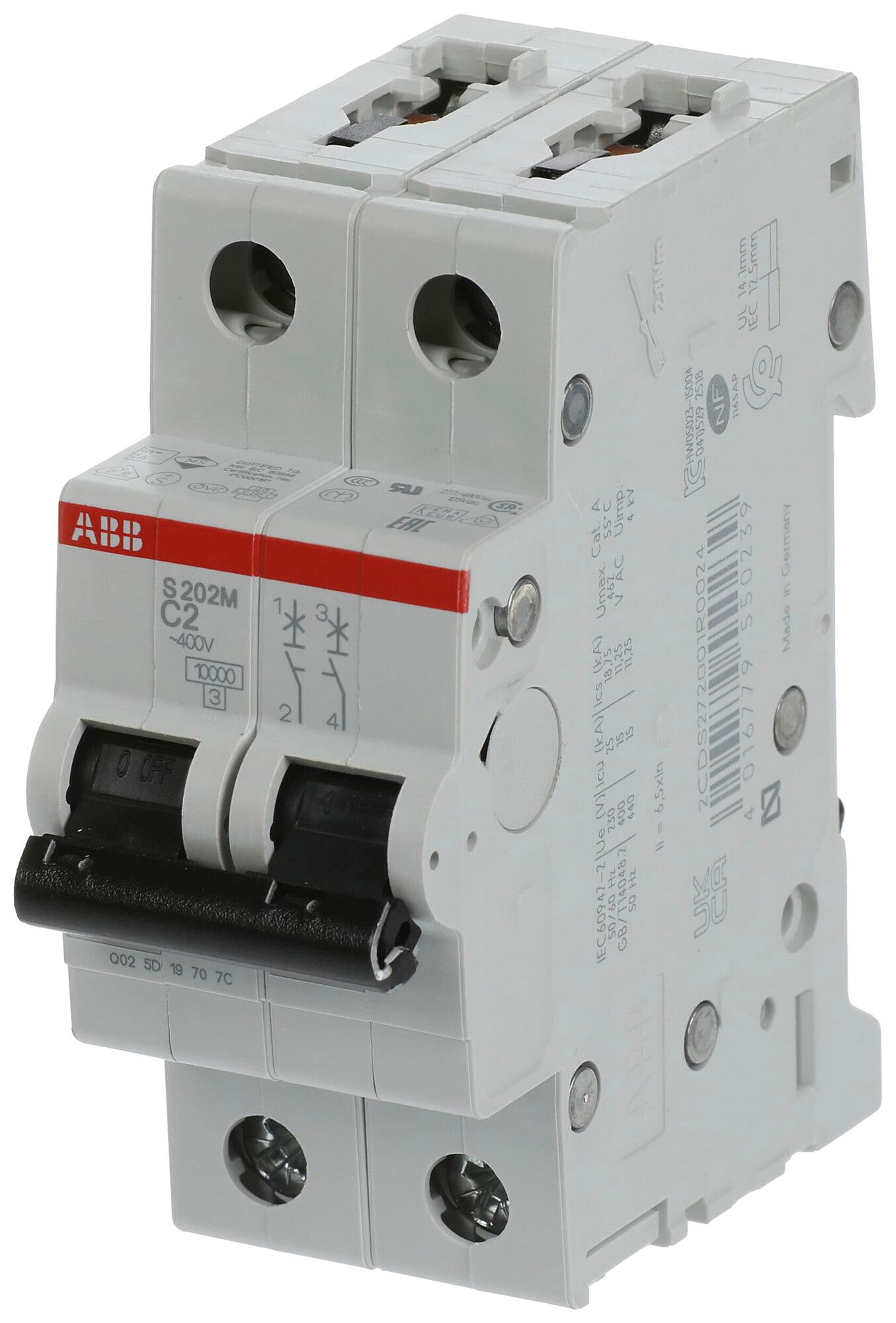 Disgiuntore SMISSLINE TP, 1L, B, 6A, 40kA