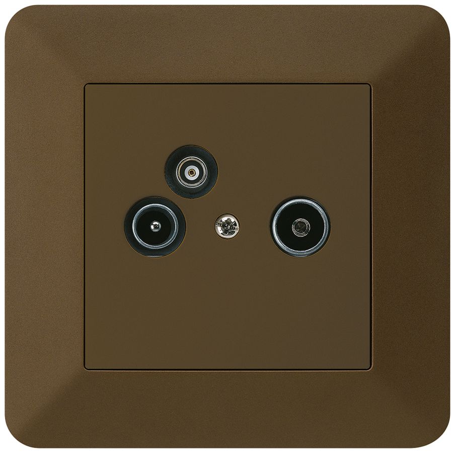 UP-Antennendose R/TV-Daten kallysto.trend 2GHz 11db braun