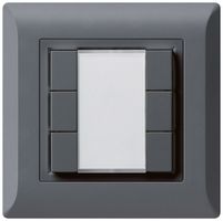 UP-Universaltaster 6×kallysto.line ohne LED anthrazit