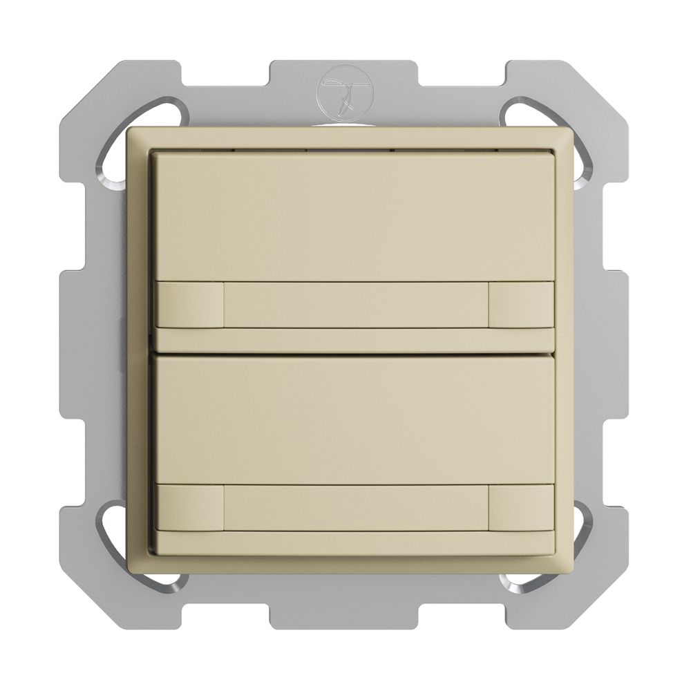 Poussoir KNX RGB ENC EDUE, 250mW, s.LED, papier, 2×poussoir, C.2×T., van