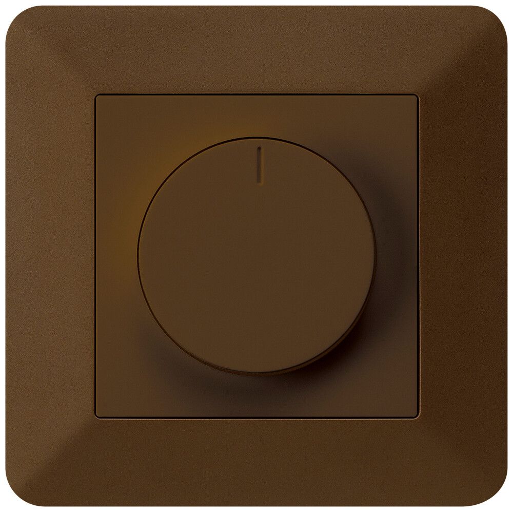 UP-Drehdimmer kallysto.trend Phasenanschnitt 20…500VA braun