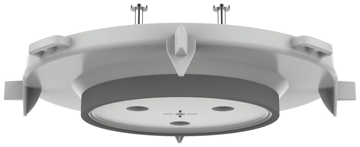 Élément frontal LIGHT-BOX Ø80mm béton apparent TFC 850°C gris