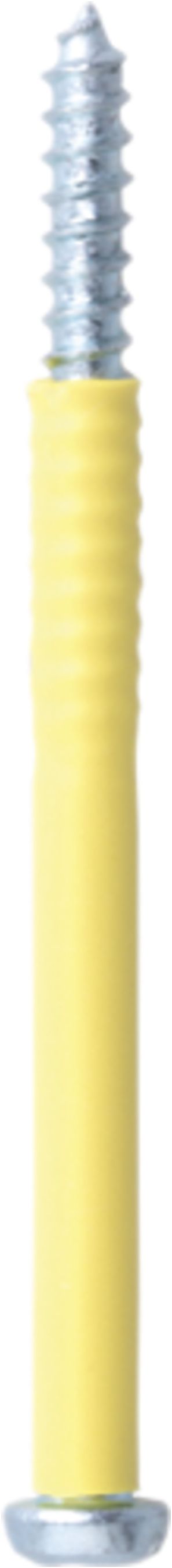 Vis en acier tête ronde AGRO 4×60mm zingué-passivé/isolé