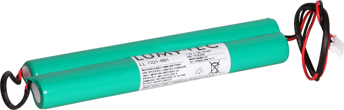 Akku 3h zu Not-Nachrüstset Lumatec