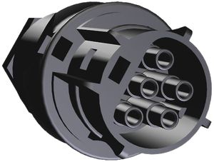 Buchsenteil Wieland M20…1.5mm² 5L schwarz