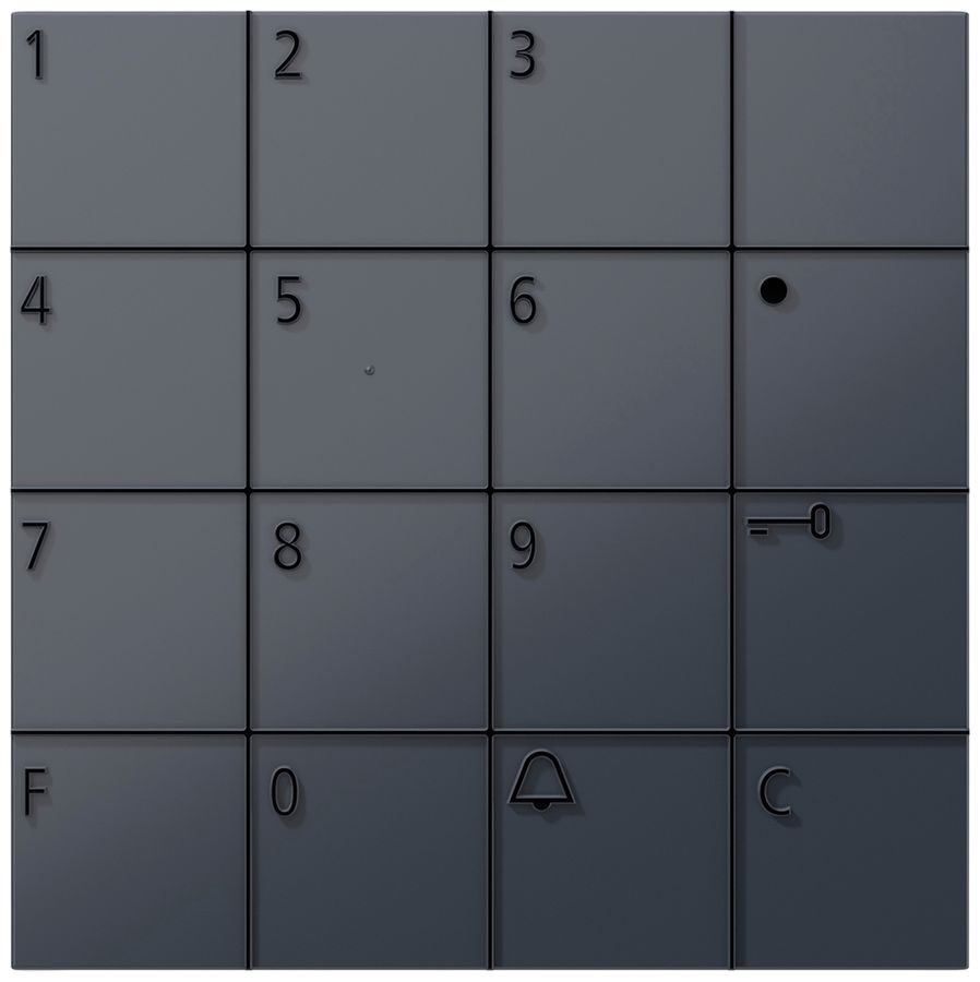 Module clavier Siedle indépendant du système 12V AC anthracite