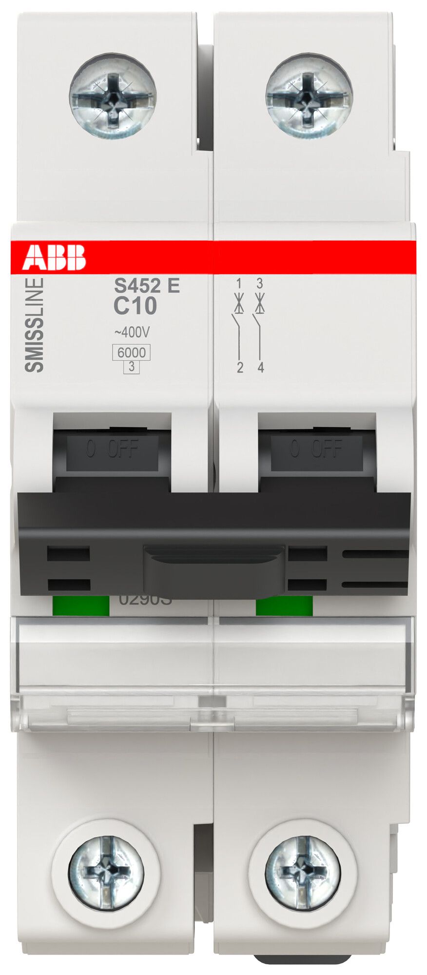 Leitungsschutzschalter SMISSLINE CLASSIC 2×10 C 6kA