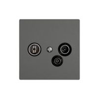 Antennendose TV-R-Daten EDIZIO.liv SNAPFIX® 23dB dgu