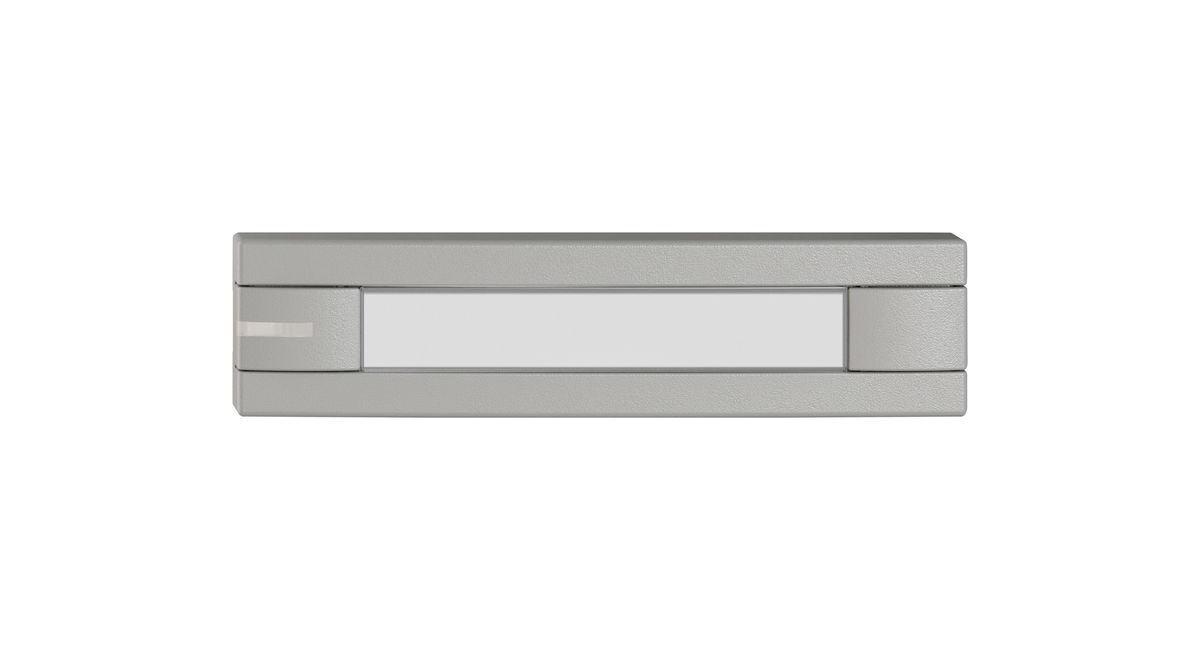 Poussoir 1/4 EDIZIO.liv SNAPFIX® p.KNX&UNI a.LED a.étiquette comm.2touch.grc