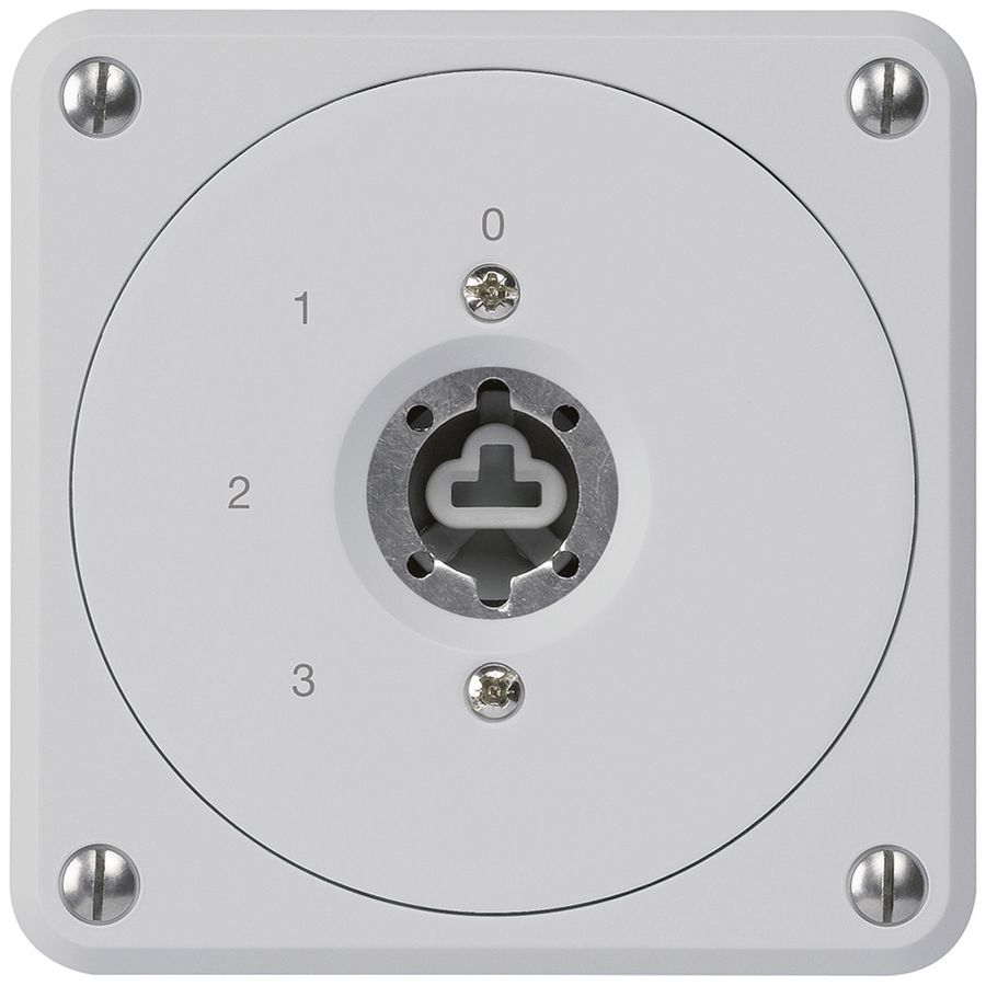 Interrupteur à clé ENC robusto sans clapet sans cylindre 5/1P gris p.combinaison