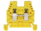 Durchgangs-Reihenklemme Woertz Ex 0.5…4mm² 32A 1000V Schraubansch.2×1 TH35 gelb