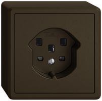 AP-Steckdose EDIZIO.liv SNAPFIX® 1×T25 br