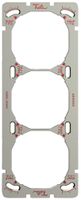 Befestigungsplatte mit SNAPFIX®-Befestigungssystem 3×1 oder 1×3 197×77mm