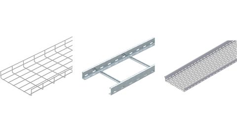 Kabelrinnen, Kabelleitern, Kabelpritschen, Gitterkanäle