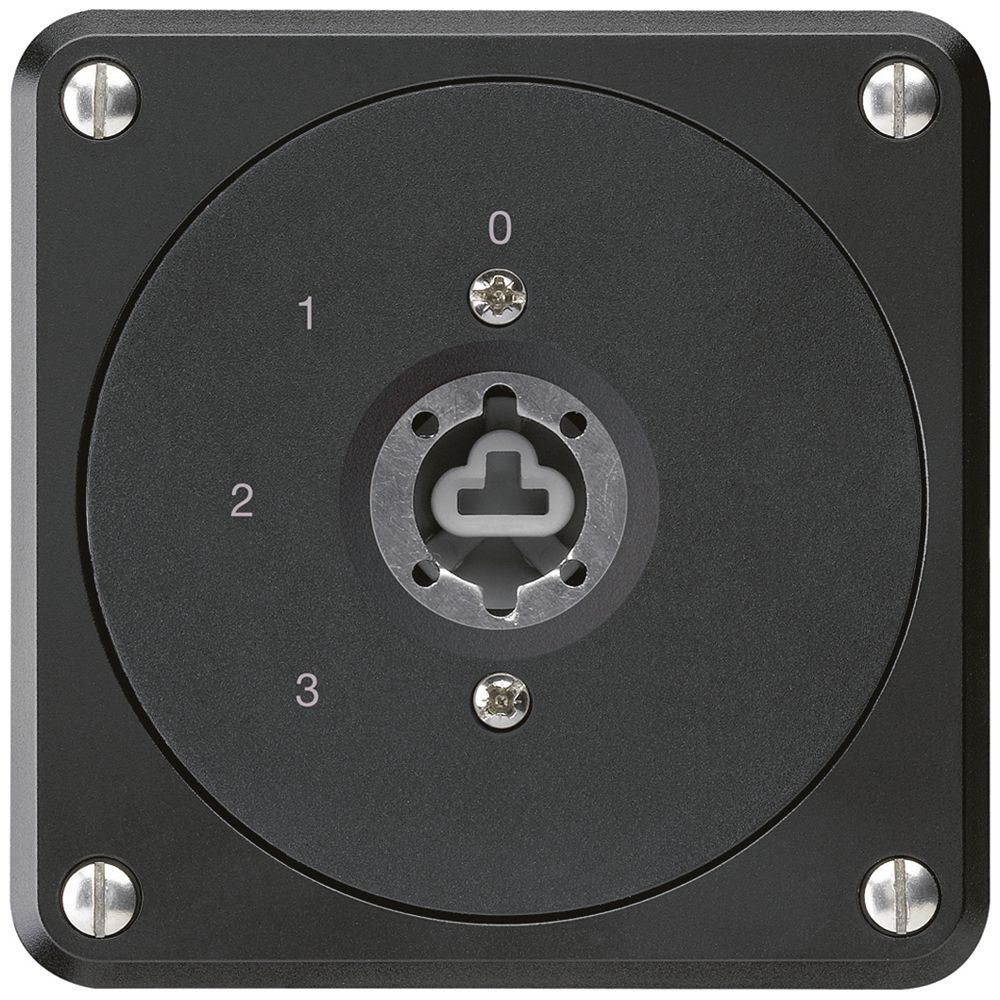 Interrupteur à clé ENC robusto sans clapet sans cylindre 5/1P noir p.combinaison