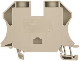 Borne de passage Weidmüller WDU N connexion à vis 35mm² 125A TS35 beige