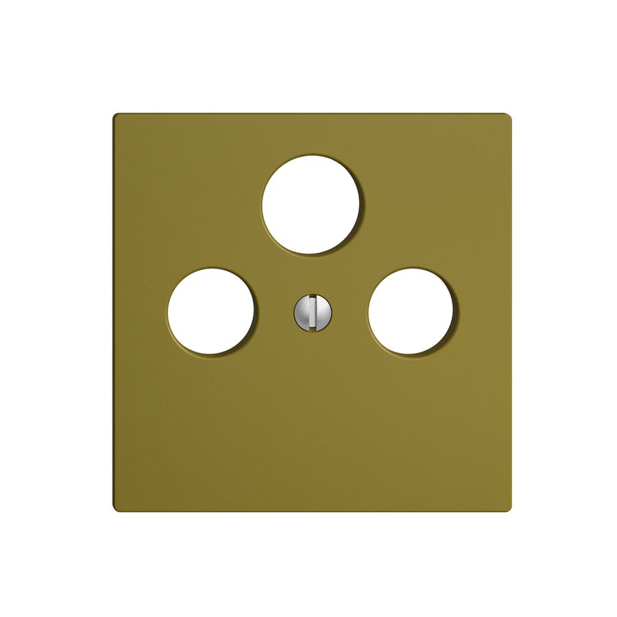 Plaque frontale EDIZIOdue olive pour SAT