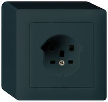 AP-Steckdose kallysto T25 schwarz Schraubklemme