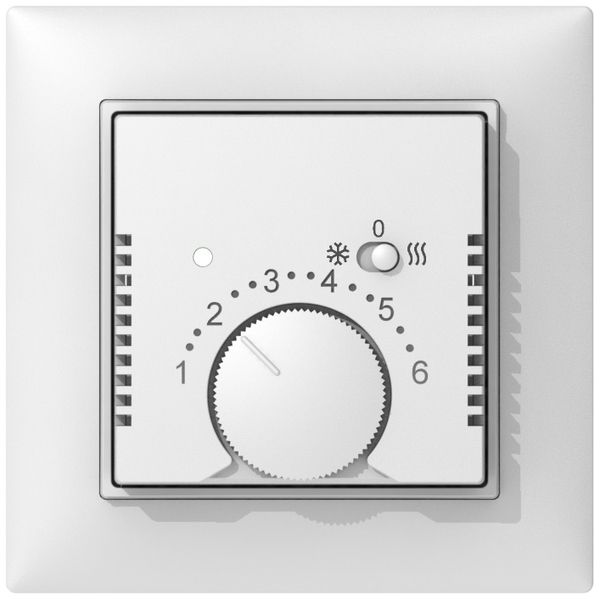 UP-Frontset ABB SIDUS FSet-B Heizen/Kühlen mit Schalter, weiss