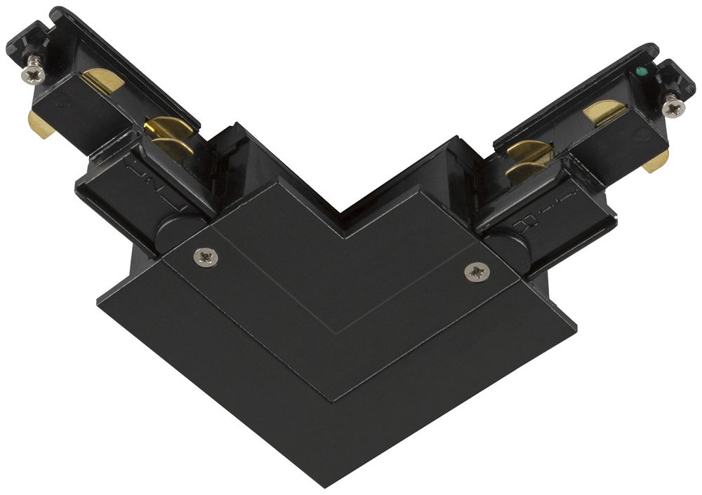 L-Verbinder SLV S-TRACK DALI 5-polig Erdung rechts schwarz