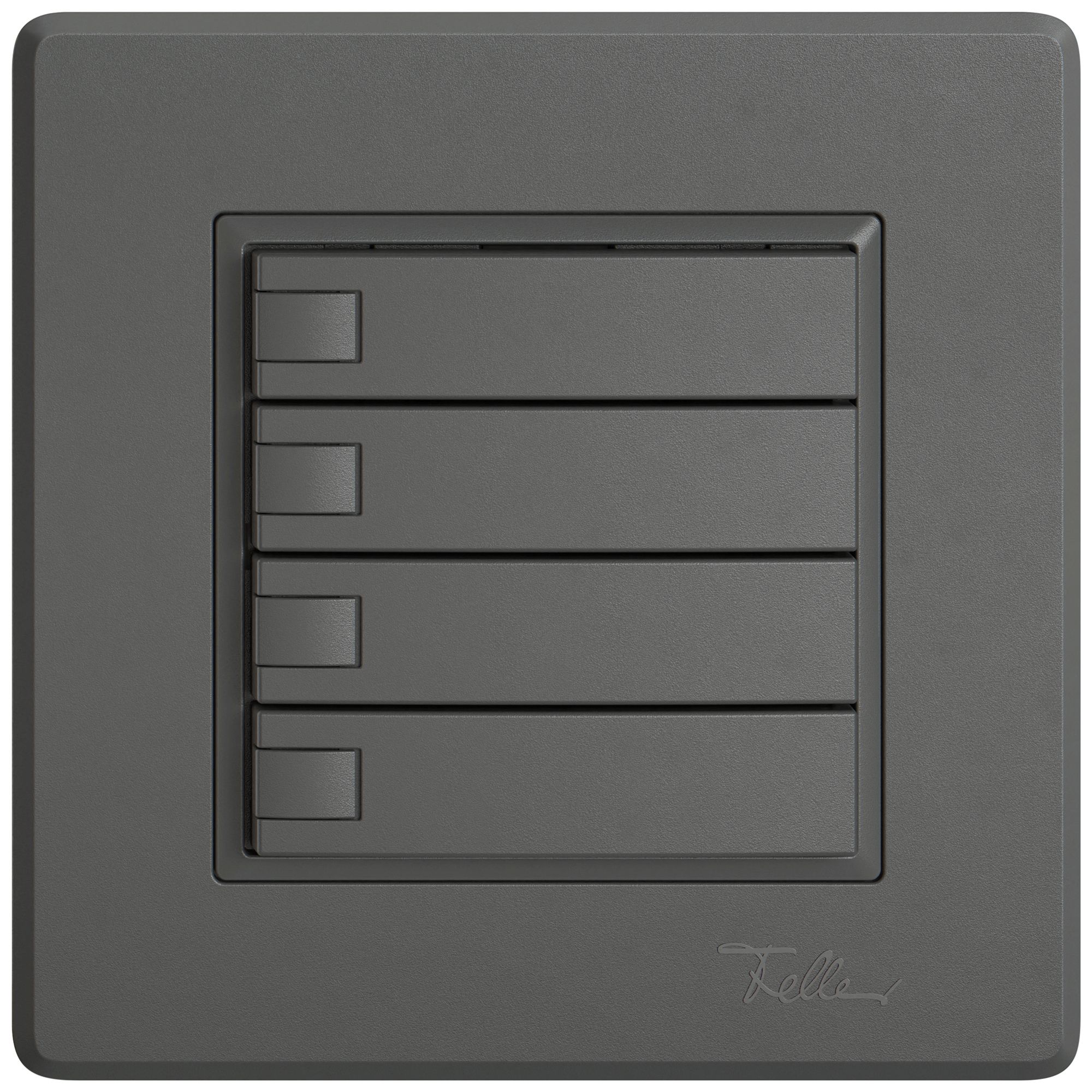 UP-Universaltaster EDIZIO.liv UNI SNAPFIX® 12…48V o.LED 4× 1-Tbed.dgu