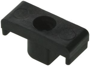 Plot d'ancrage Woertz PVC M4 pour rail à 5 conducteurs