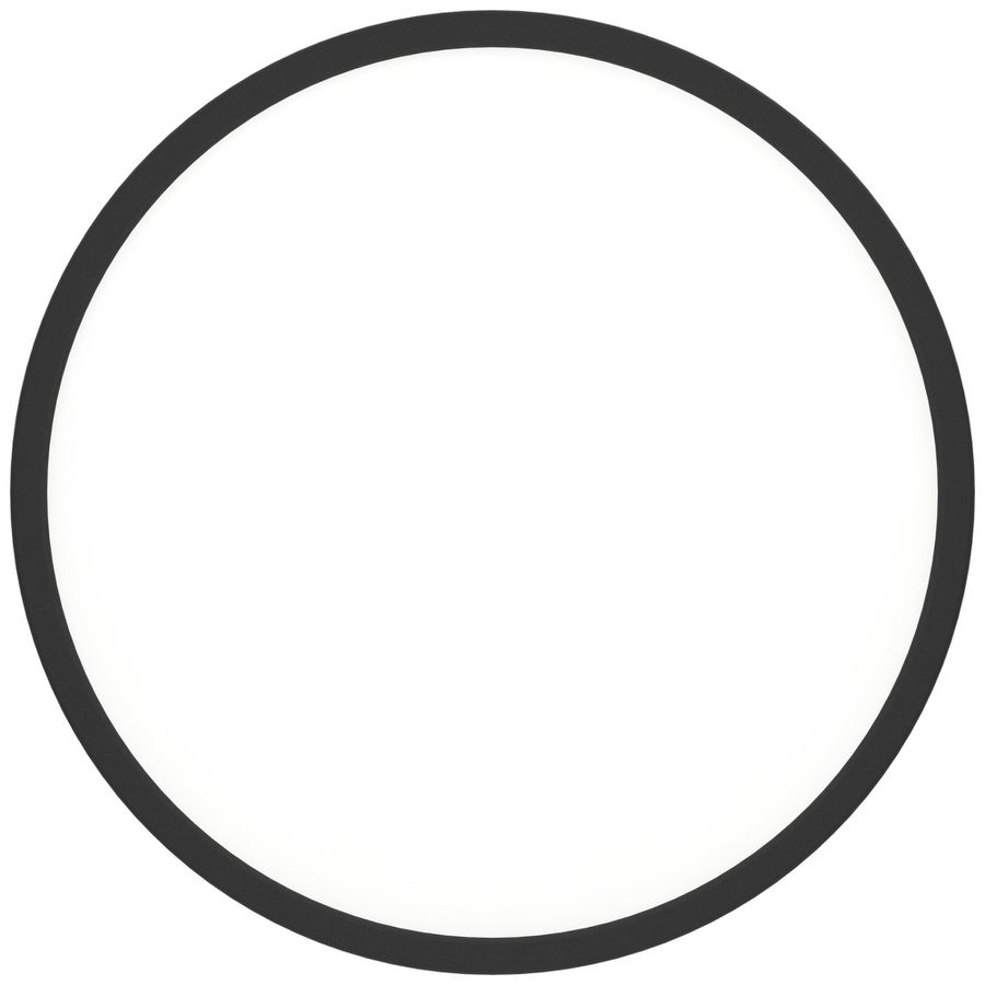 LED-Deckenleuchte Eglo FUEVA 21W 0…2850lm 2700…6500K IP44 DIM Ø389×25mm schwarz