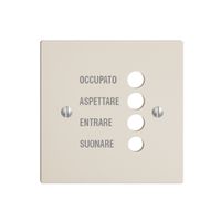 Frontplatte EDIZIOdue crema, italienisch