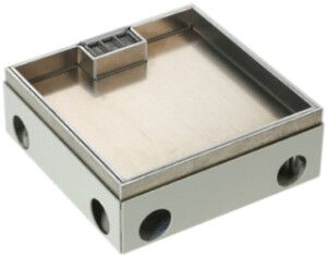 Scatola di raccordo Woertz 214×214mm Al